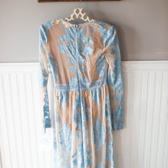 For Love And Lemons Temecula Maxi Dress Medium NEW - Picture 6 of 6